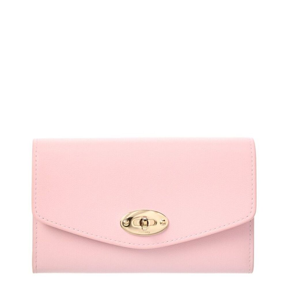 Mulberry Darley Medium Leather Wallet, Pink